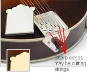 Gibson Style Mandolin Tailpiece.webp
