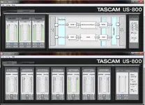 tascam us800 control panel.webp