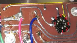 hot wire going to pin 4 of rectifier - close shot.webp