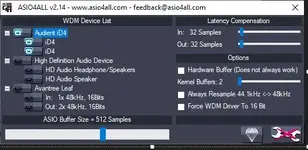 Reaper audio preferences-device ASIO driver settings.webp