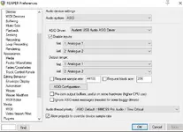 Reaper audio preferences-device with Audient driver.webp